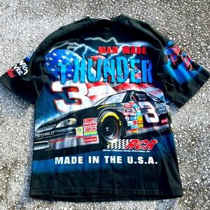 AOP Dale Earnhardt #3 Man Made Thunder NASCAR Tee Size XL